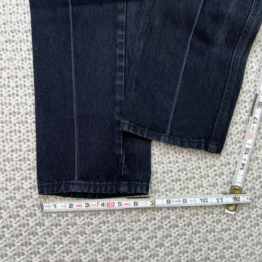 Vintage Western Yoke Z Blaze Black Fire 'Hold Up' Jeans 7/27 - Size‎ 24 x 34.5